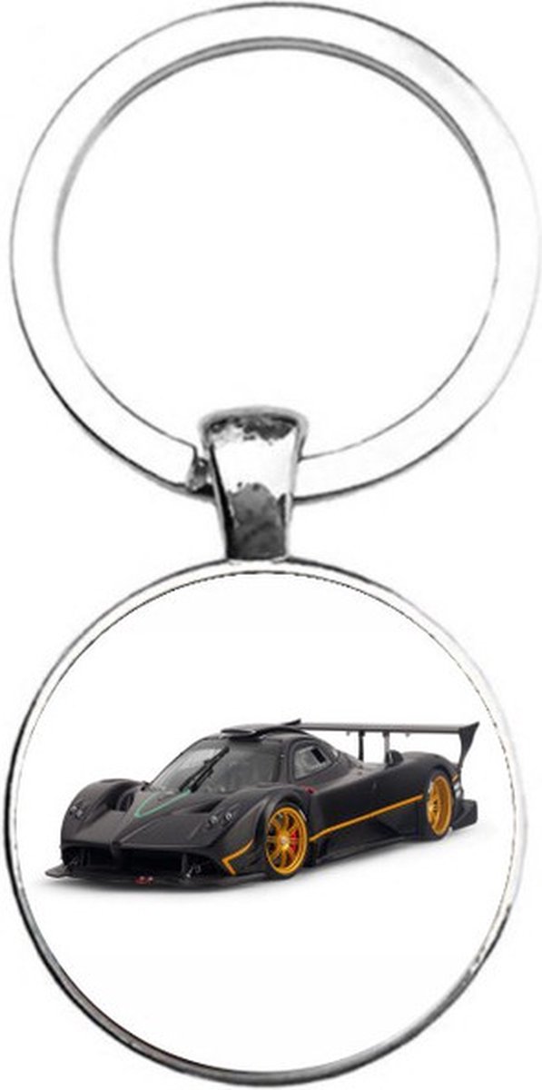 Sleutelhanger Glas - Supercar