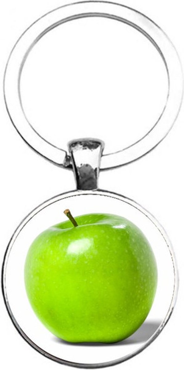 Sleutelhanger Glas - Appel