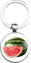 Sleutelhanger Glas - Watermeloen