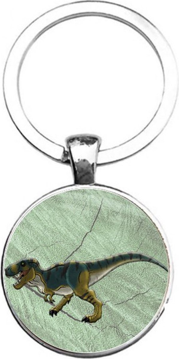 Sleutelhanger Glas - Dinosaurus