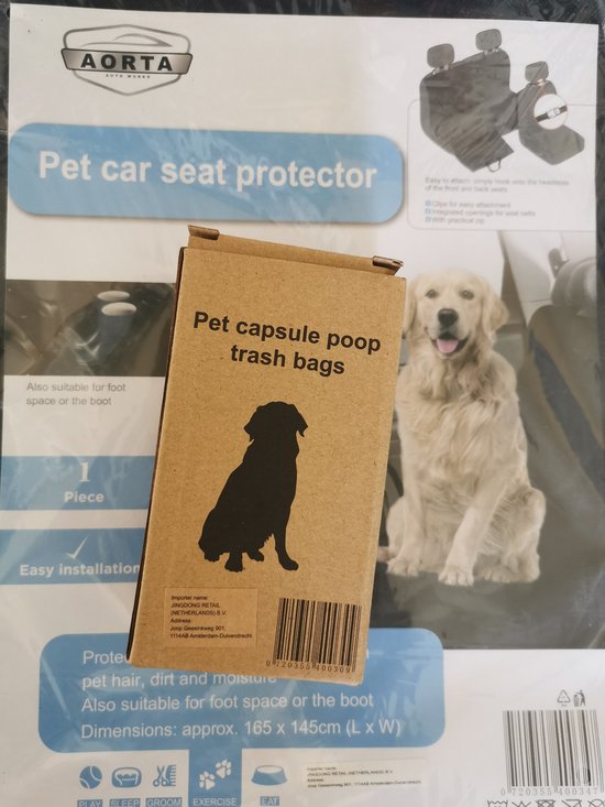 Hondendeken Auto Achterbank Kofferbak Waterproof Honden Deken