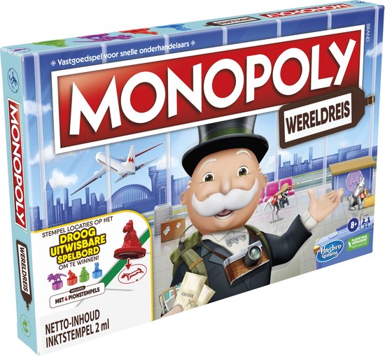 Monopoly Wereldreis - Bordspel (Nederlandstalig)