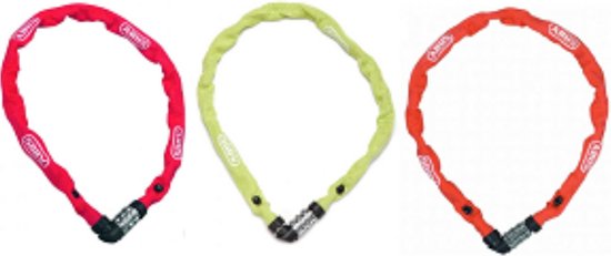 ABUS kettingslot 1200 Web - cijferslot met 3-cijferige combinatie - ketting van gehard staal - lichtgewicht fietsslot met keuze uit verschillende kleuren - fietsaccessoires - 110 cm - willekeurige kleur van Merkloos — afbeelding 2
