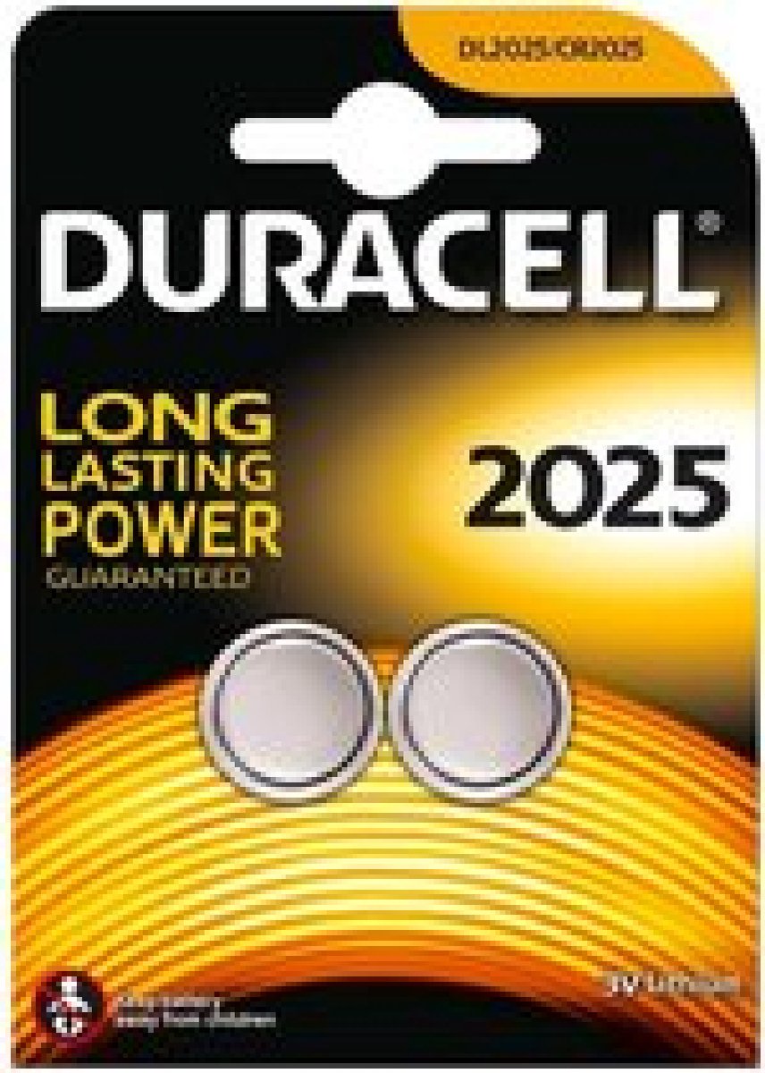 Duracell 2025 Batterij - 2 stuks