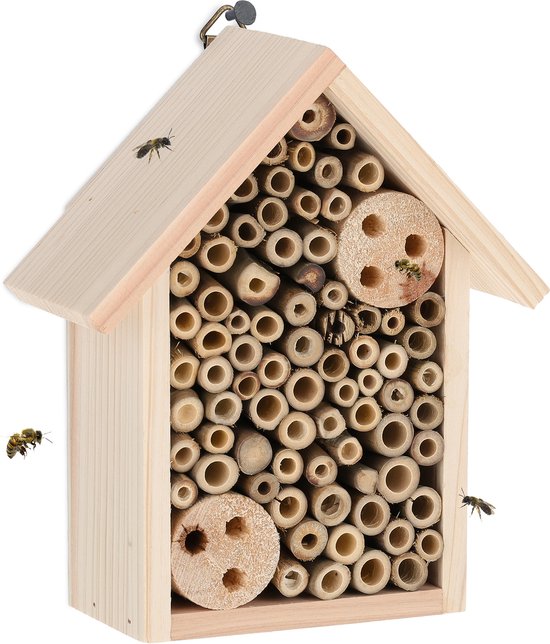 Nestkast voor bijen en vlinders - Nestkasten bij Nakiche Koi