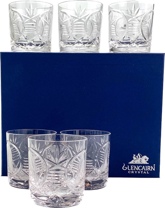 Elegant Mixer Glas Cut 2 Stuks - Geschenkverpakking - Glencairn Crystal Elegant Mixer Glas Cut 2 Stuks - Geschenkverpakking - Glencairn Crystal