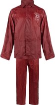 Combinaison de pluie C- Line avec capuche - Rouge - Réfléchissant - Nouveau modèle - Taille Kinder 158/164