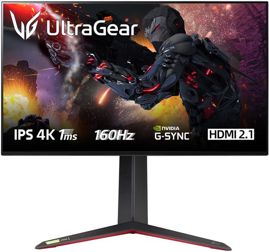 LG UltraGear 27GP95RP - 4K Nano IPS 144Hz (O/C 160Hz) Gaming Monitor - HDMI 2.1 - 27 Inch