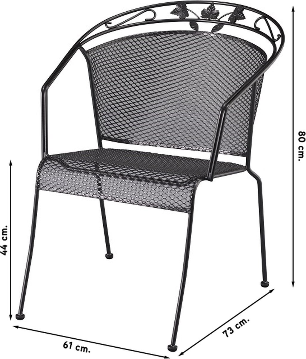 Kettler Toledo chaise empilable