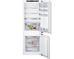 Siemens KI77SADE0 - iQ500 - Inbouw Koel-vriescombinatie - 157.8 x 55.8 cm - Vlakscharnier - hyperFresh Plus: Fruit en groenten blijven - Led verlichting - langer vers - superKoelen: snel koelen van verse producten