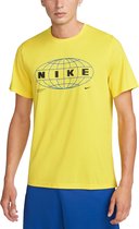 Nike Pro Dri-Fit Graphic chemise de sport hommes jaune
