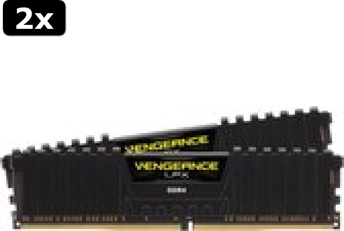 2x Corsair Vengeance LPX CMK64GX4M2D3000C16 geheugenmodule 64 GB DDR4 3000 MHz