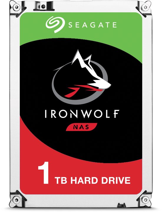 Seagate IronWolf - Interne harde schijf - 1 TB