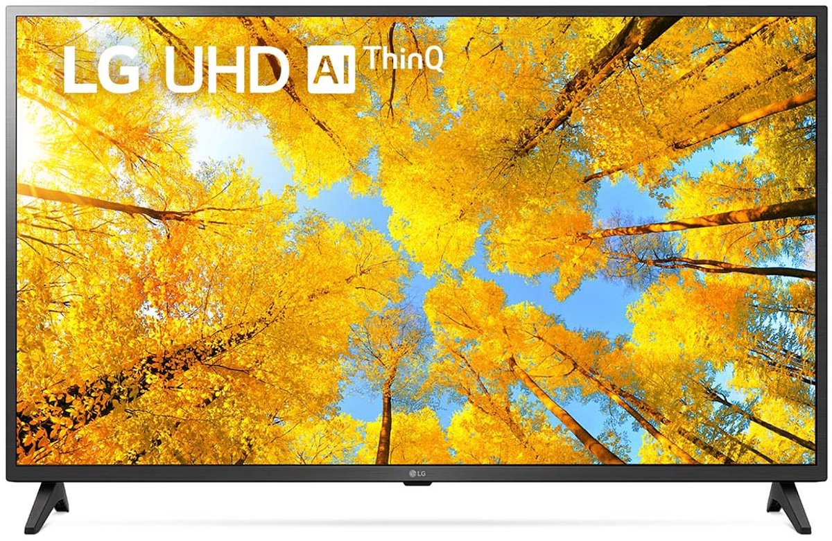 LG 43UQ75009LF LED TV (43 inch / 109 cm. UHD 4K. SMART TV. webOS 22 met LG ThinQ)