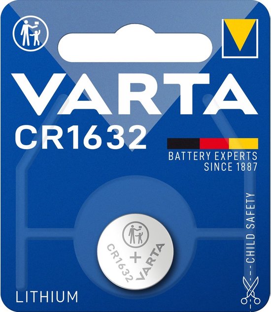 Varta CR1632 Lithium Knoopcel Batterij | 3V | 140 mAh | bol.com