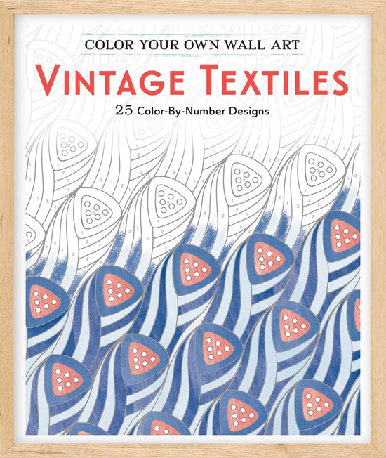 Color Your Own Wall Art Vintage Textiles - cover