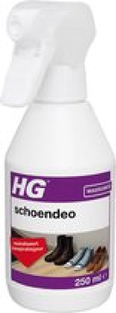 HG schoendeo - 250ml - neutraliseert transpiratiegeur - voor alle soorten schoenen, sportschoenen en sneakers