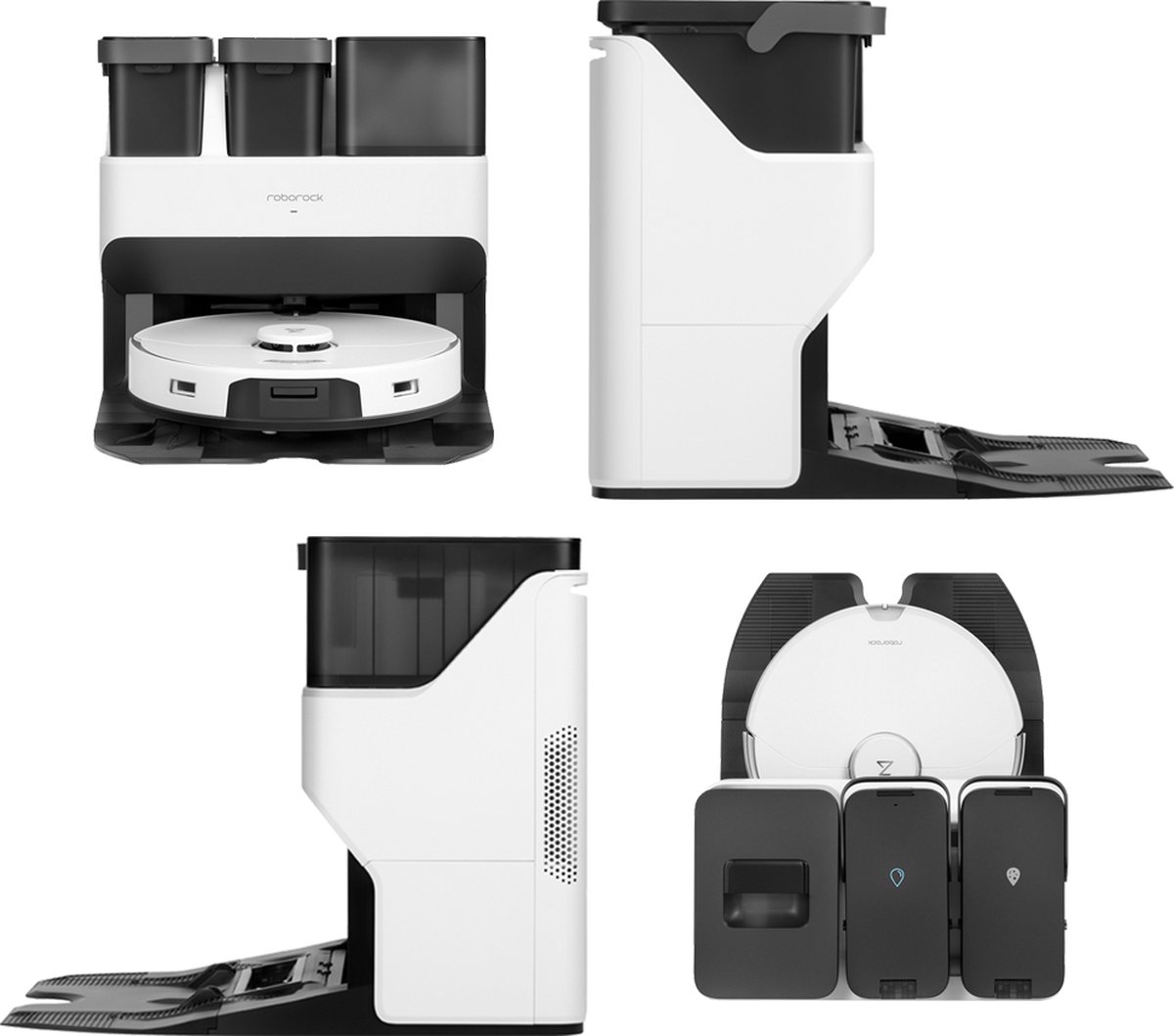 Afbeelding 3 van Roborock S7 Pro Ultra - Robotstofzuiger - Wit - Met laadstation - 3D Mapping - Zelf wassen, vullen, legen