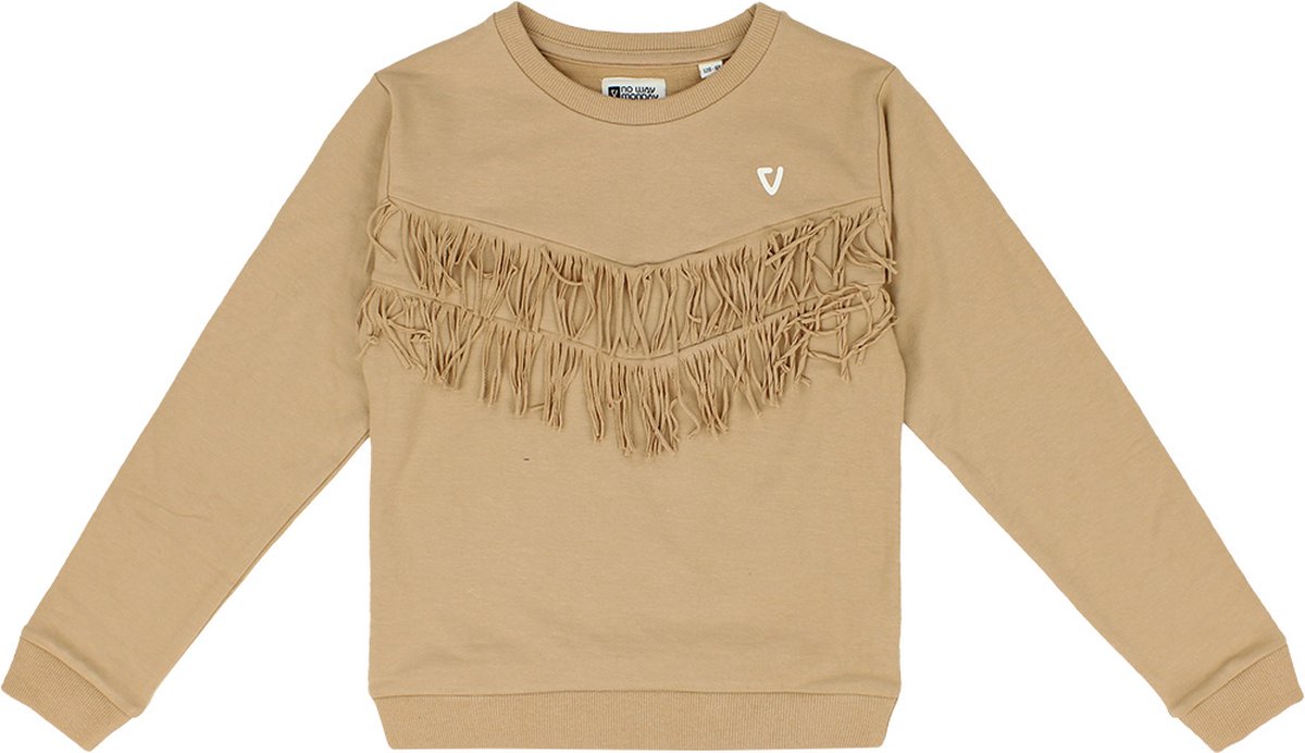 No Way Monday meisjes trui Camel - Maat 98