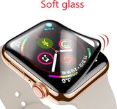 Screen protector 45mm geschikt voor Apple Watch Series 7/8 - Zacht glas beschermend