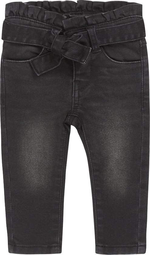 Dirkje meisjes spijkerbroek Black jeans - Maat 56