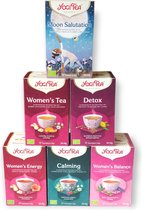 Yogi Tea - de 6 lievelingssmaken van de vrouw - 6 pakjes van 17 theezakjes - Women's Favorite