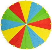TWIDDLERS Parachute Speelgoed met 24 Handgrepen (6 m) - XXL Regenboog Vliegdoek Teamwork Spel voor Kinderen
