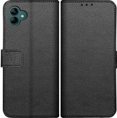 Hoesje Geschikt voor Samsung Galaxy A04 hoesje - Book Wallet Case - Zwart