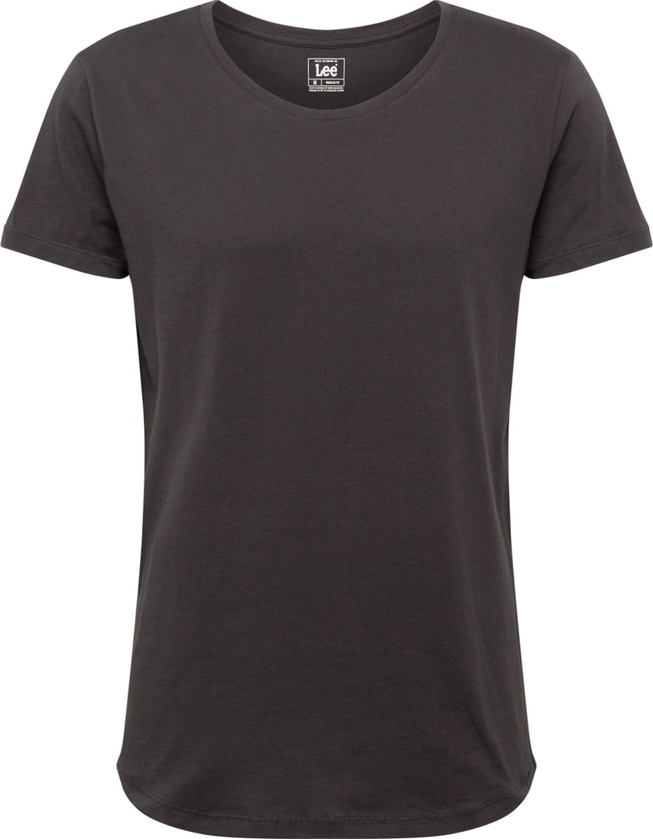 Lee Elongated T-shirt Met Korte Mouwen S Regular Man Zwart