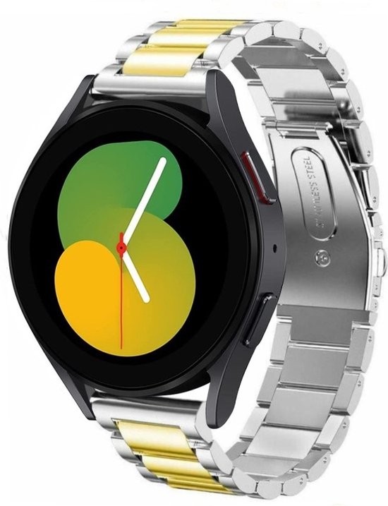 Stalen Smartwatch bandje Geschikt voor Samsung Galaxy Watch 5 40mm
