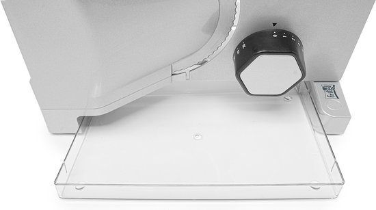 FRITEL Snijmachine - SL 3657 - Broodsnijmachine met Universeel Mes - Vlees- en Broodsnijder - 0-20mm -Ø 17cm - Vleessnijmachine voor thuis elektrisch - Schuine slede 15° - 150W van Fritel — afbeelding 4