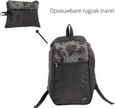 Opvouwbare Rugtas - Opvouwbaar Rugzak - 20 liter - Lichtgewicht Rugzak - Zwart