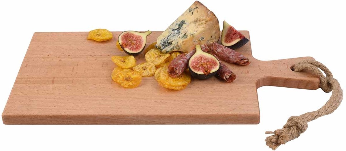 Artesà Rechthoekige Serveerplank - Mangohouten Bord met Luipaardvormige