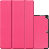 Hoesje Geschikt voor iPad 10.2 2020 Hoesje Case Hard Cover Hoes Book Case - Roze