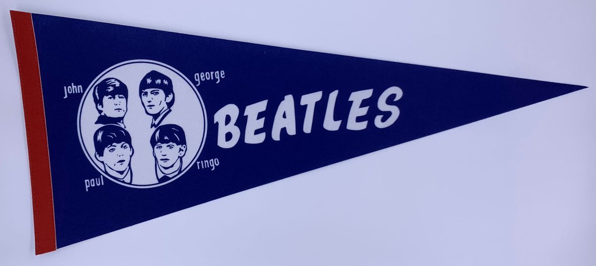 The Beatles - the beatles band - beatles logo - Muziek - Vaantje - UK - Sportvaantje - Wimpel - Vlag - Pennant - 31*72 cm - logo