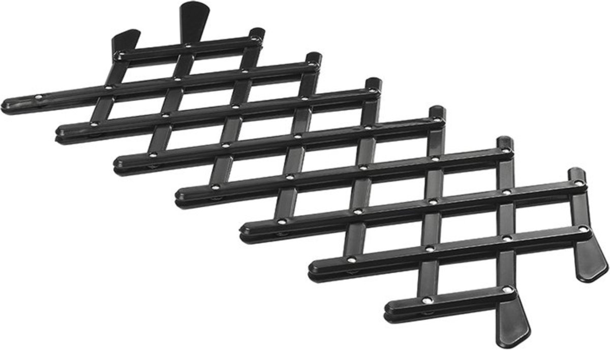 ProPlus Ventilatierooster voor autoraam - verbeterde luchtstroom - 500 x 175 mm - zwart