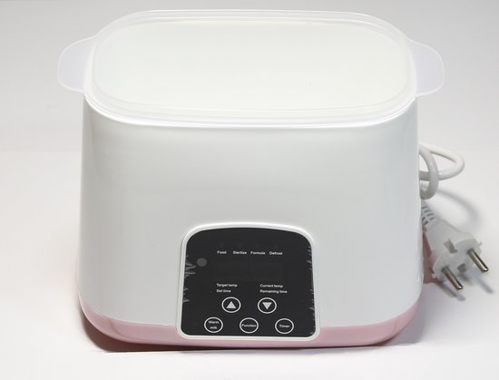 4-in-1 Flessenwarmer Roze - Flessenwarmer - Melkwarmer - Babyvoeding Verwarmer ‖ De handigste accessoire voor jouw babyflesjes — afbeelding 4