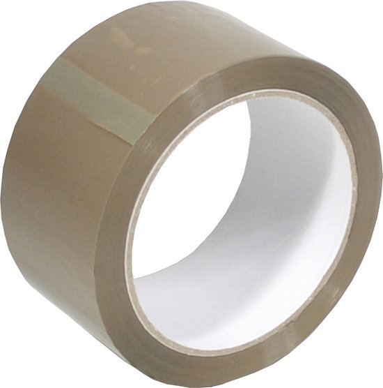 Lot De 6 Rubans Adhésifs Kraft Marron - 50mm X 50m - Écologique Et Sans Solvant - Pour Colis Et E-commerce
