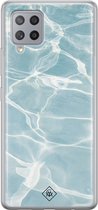 Casimoda® hoesje - Geschikt voor Samsung A42 - Oceaan - Backcover - Siliconen/TPU - Blauw