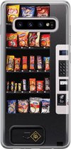 Casimoda® hoesje - Geschikt voor Samsung S10 Plus - Snoepautomaat - Backcover - Siliconen/TPU - Zwart