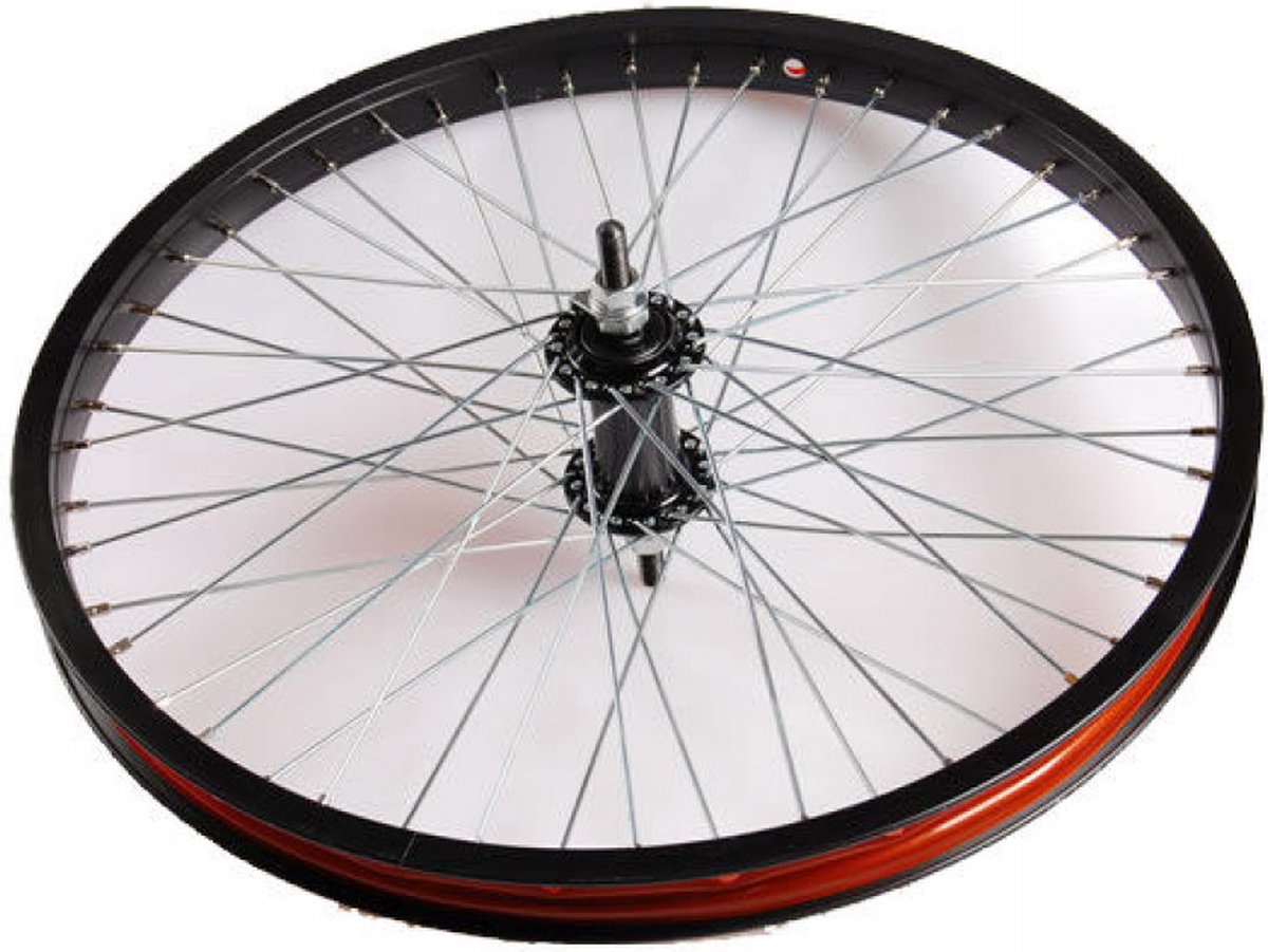 Voorwiel 20*175 ALU FREESTYLE 48-SP ZWART