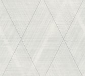 AS Creation The Bos - PAPIER PEINT DIAGONAL - gris argent - 1005 x 53 cm