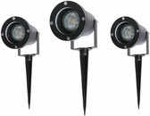 Bol.com Groenovatie Prikspot Tuinverlichting - Waterdicht IP65 - GU10 Fitting - 3-Pack aanbieding