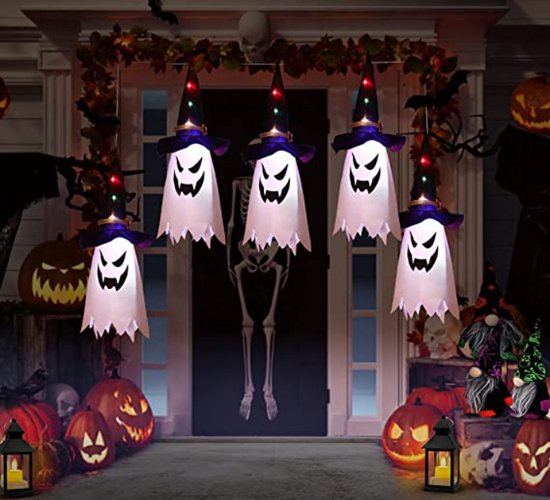 Wanten Nog steeds Tapijt Halloween heksenhoed met lichtsnoer - Halloween decoratie - 3 m-led voor  tuin | bol.com