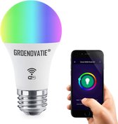 Groenovatie Wifi Smart LED Lamp - E27 Fitting - 9W - TUYA - RGBW