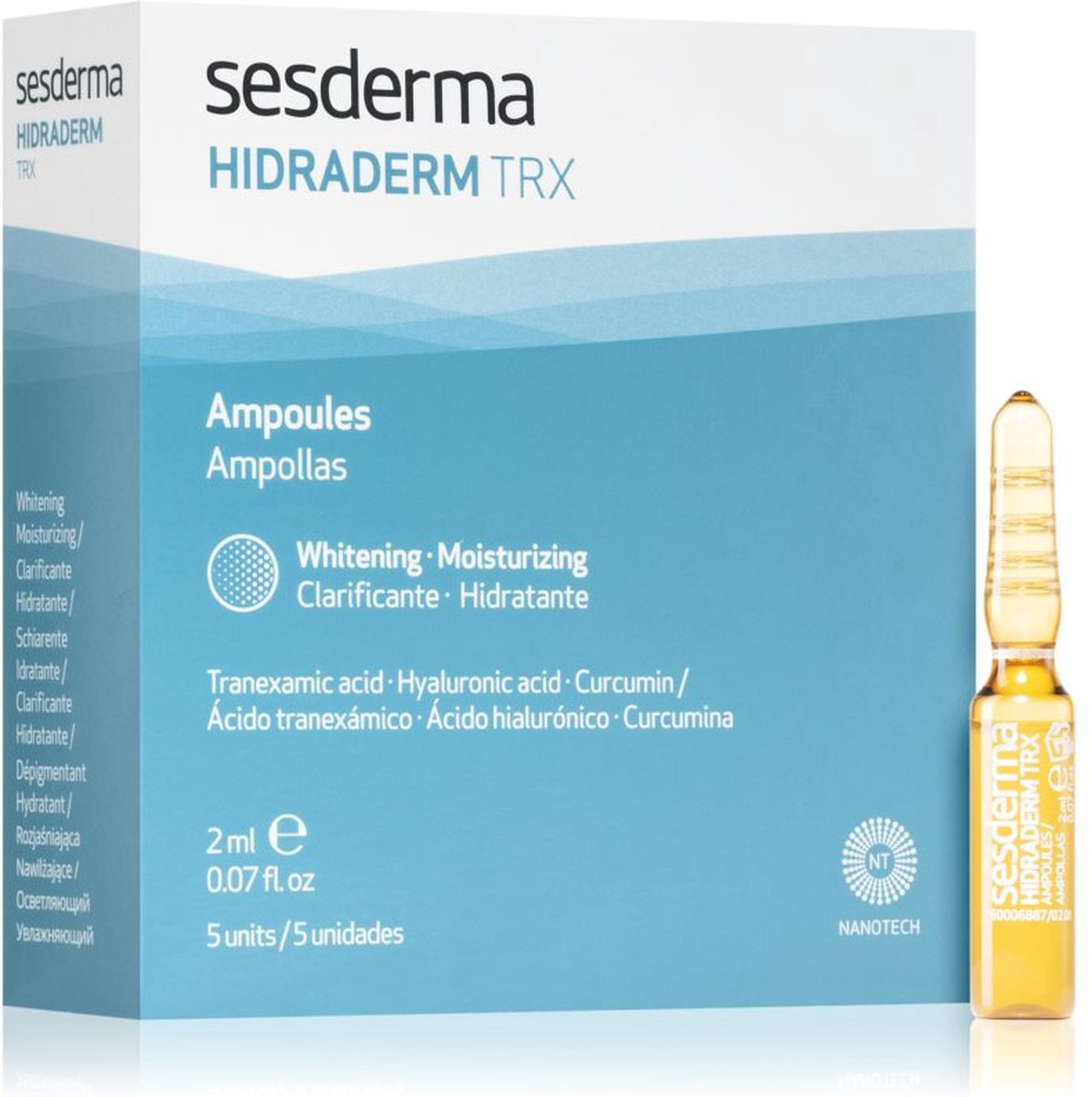 Ampullen Sesderma Hidraderm TRX Hydraterend, verfrissend (5 x 2 ml)