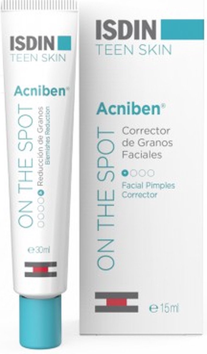 Goedkoopste Acne-behandeling Isdin Acniben Gel Gezichts Corrector (15 ml