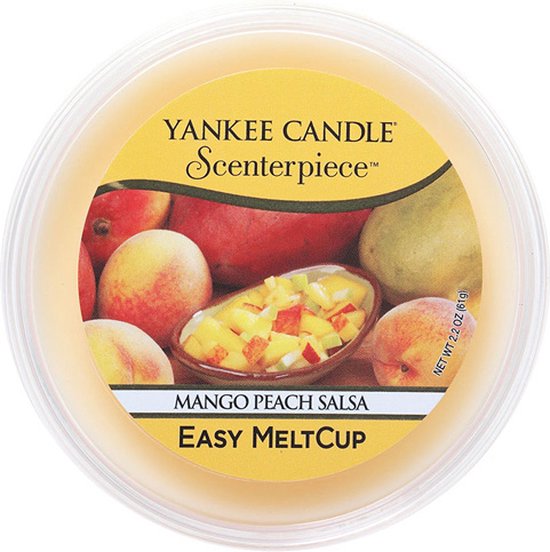 Yankee Candle - Mango Peach Salsa Scenterpiece Easy MeltCup ( mango a broskev ) - Vonný vosk do aromalampy - 61.0g