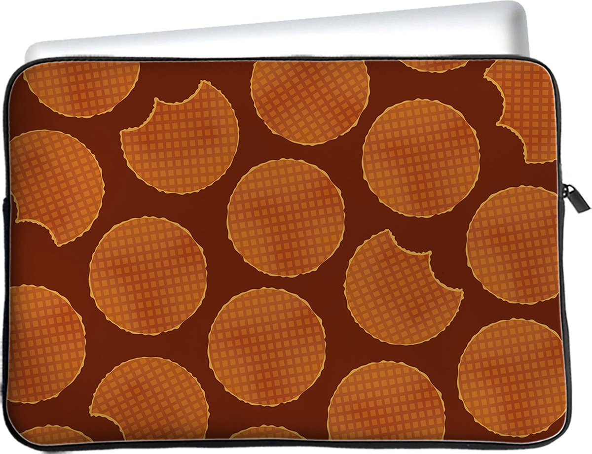 iPad 2022 hoes - Tablet Sleeve - Stroopwafels - Designed by Cazy