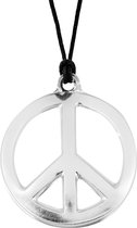 BIG FLOWER' ketting - goud/zilver